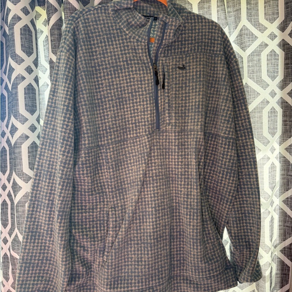 Southern Marsh Men’s Blue and cream Pullover